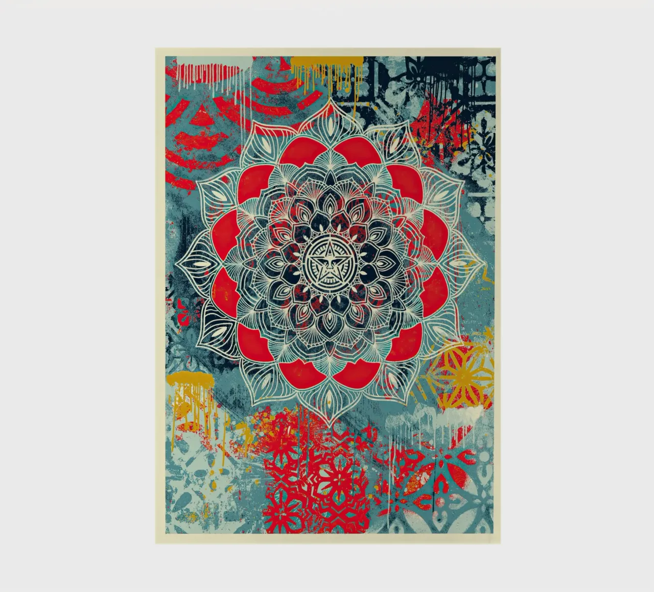 Chaos Mandala notebook by American Poster
