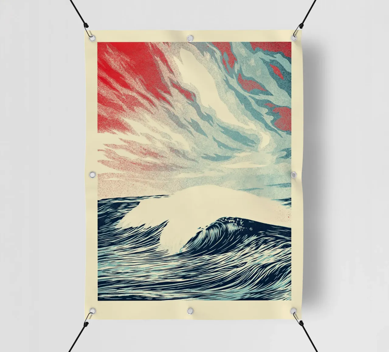 Force of Nature Letterpress pvc cover by American Poster