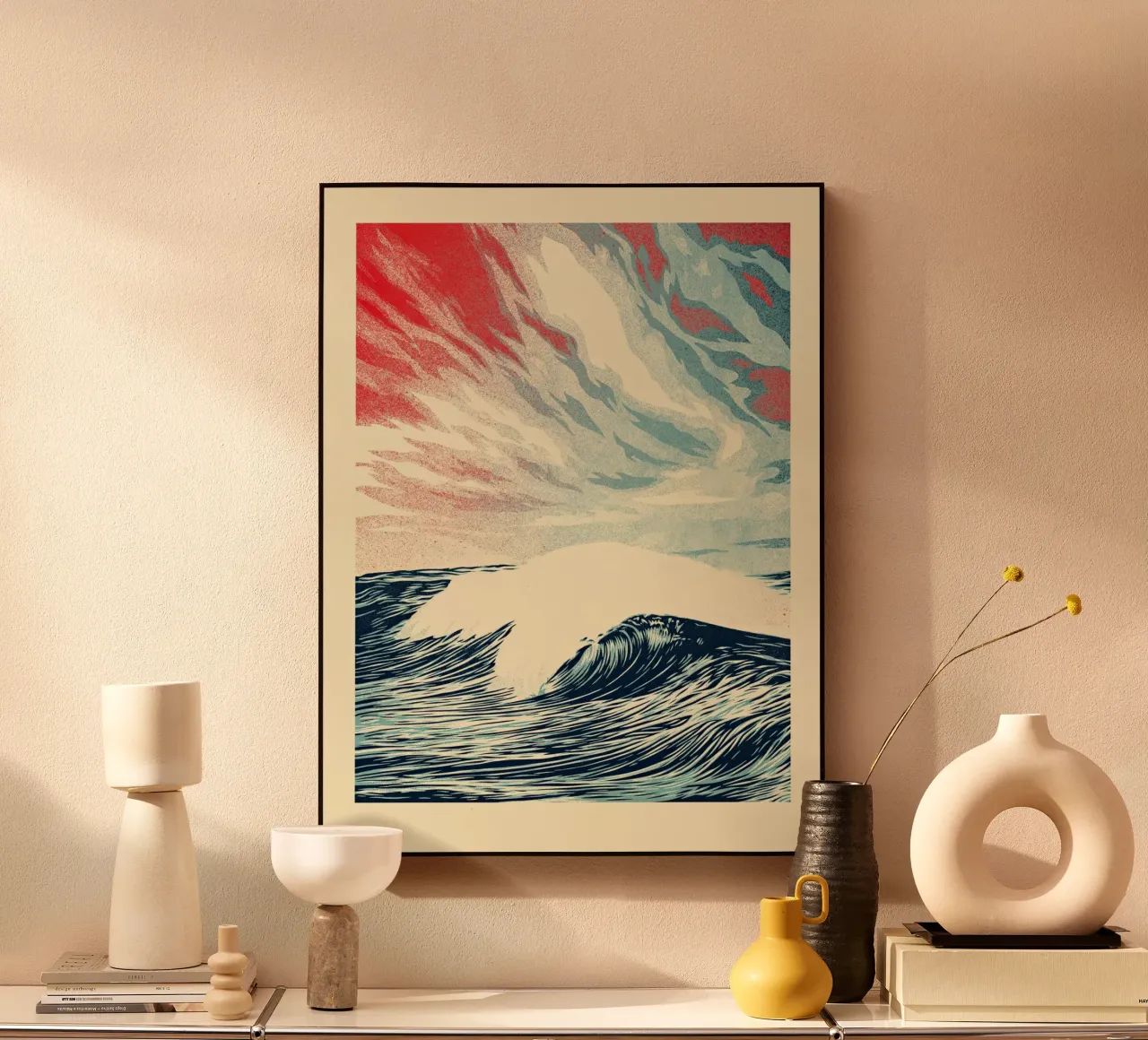 Force of Nature Letterpress forex plate by American Poster