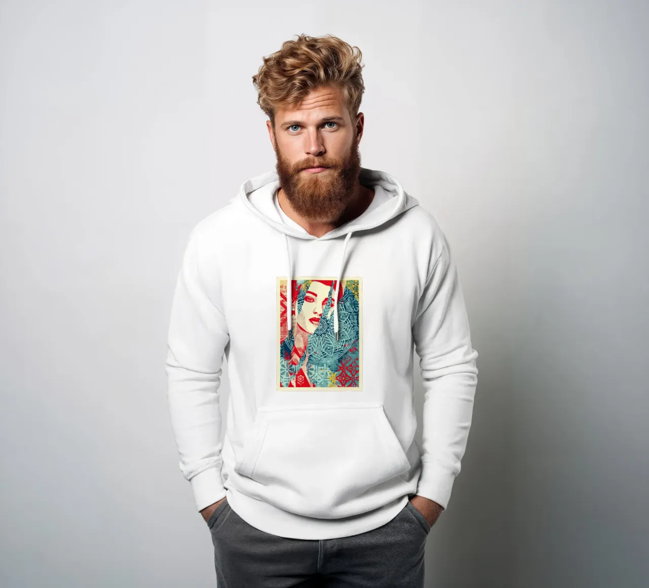 Gebroken harmonie hoodie van American Poster