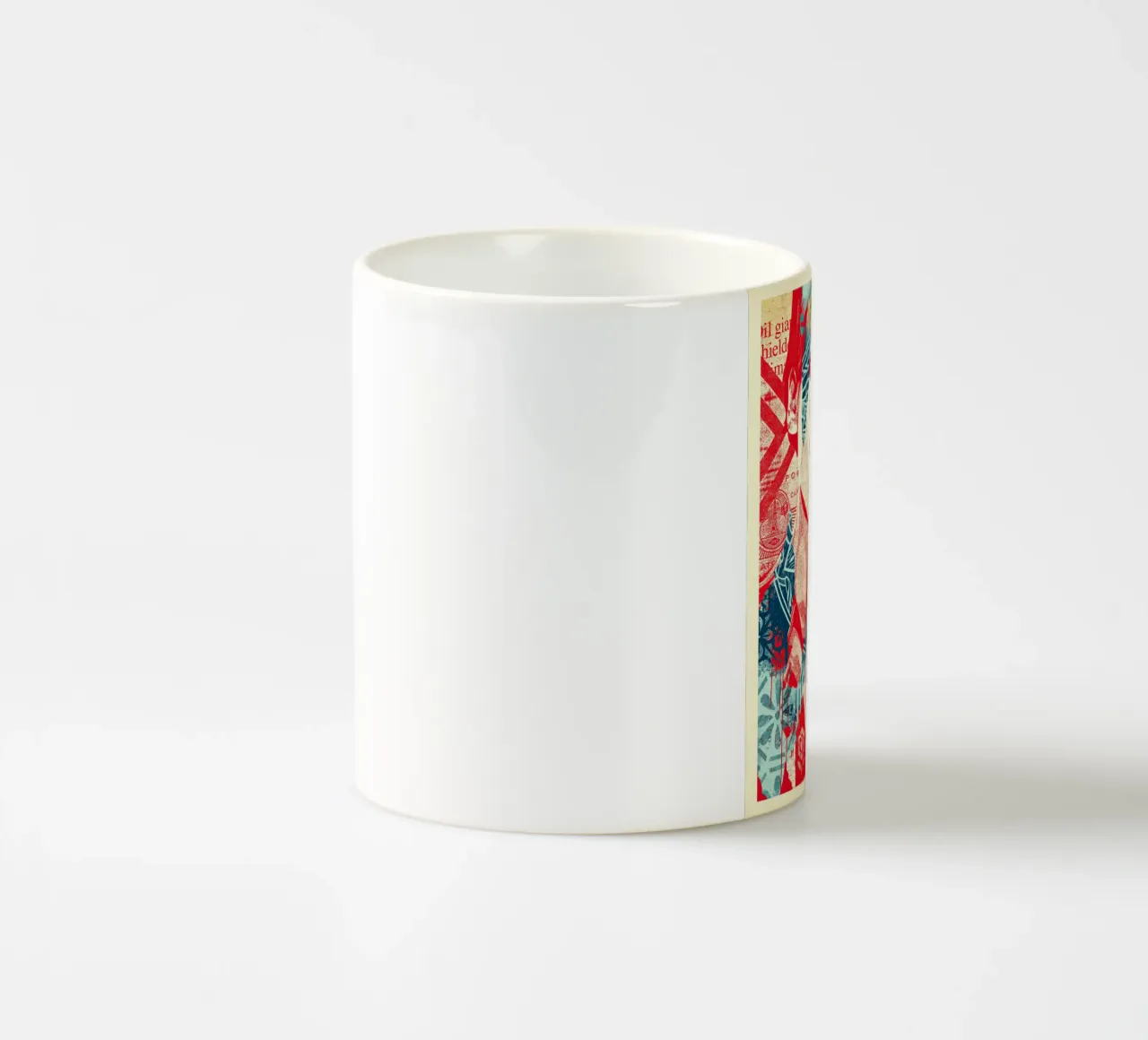 Fractured Harmony ceramic mug by American Poster