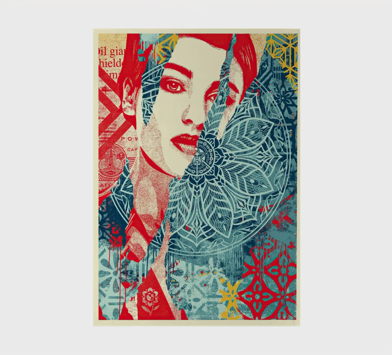 Fractured Harmony notebook by American Poster
