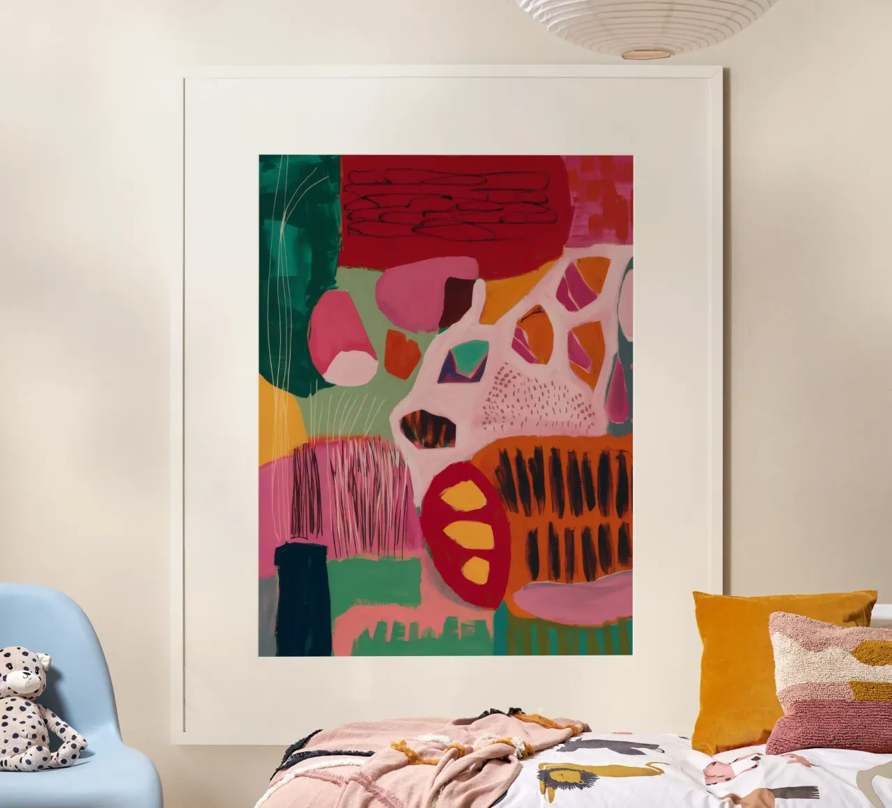 Medley di fiori di corallo poster da Sublime Layers
