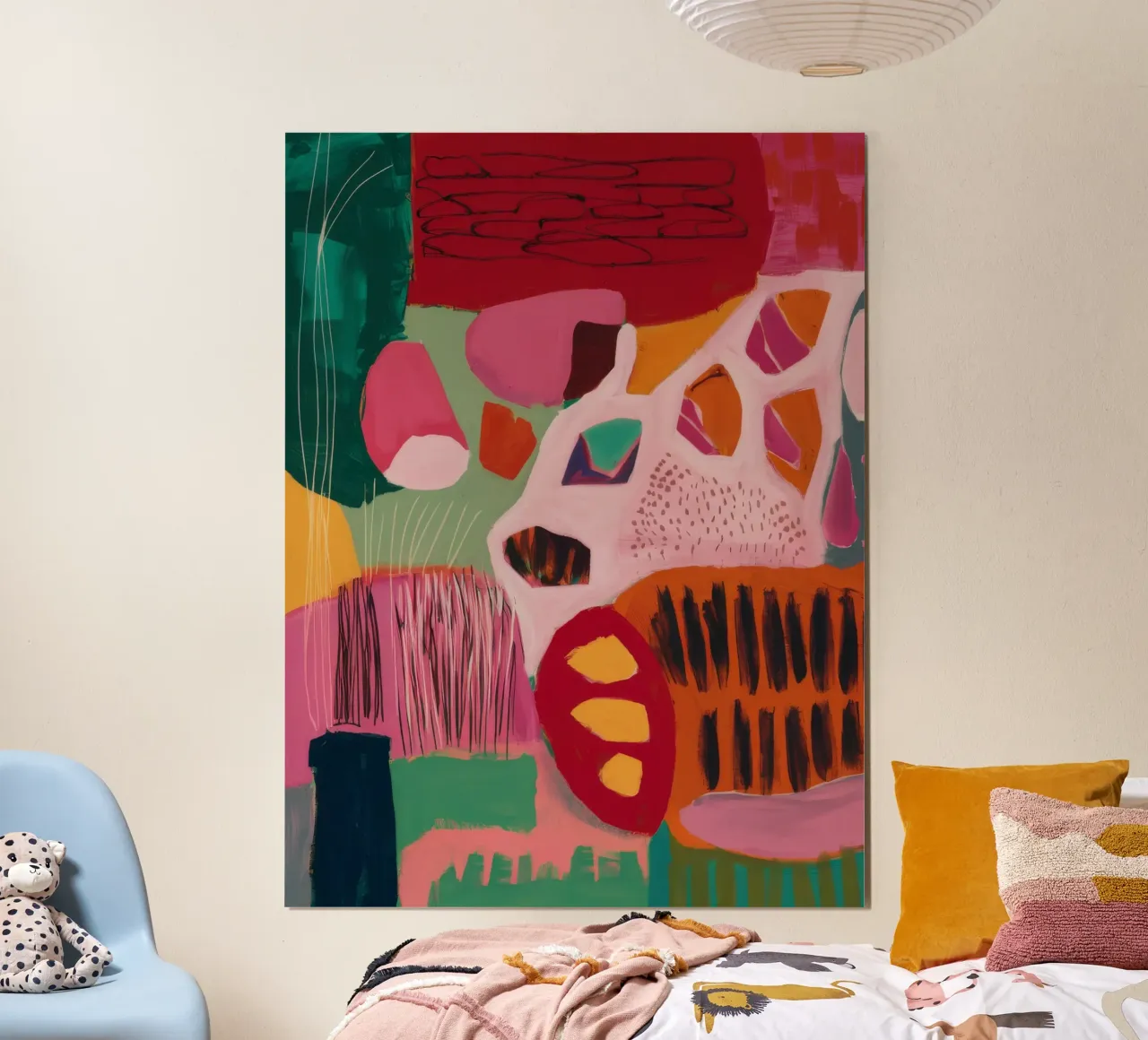 Medley di fiori di corallo poster da Sublime Layers