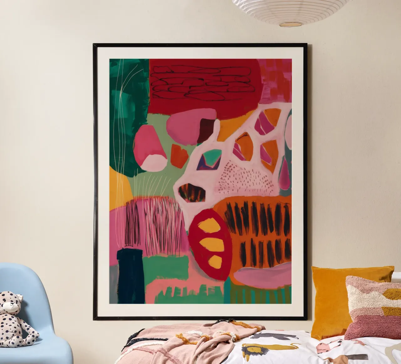 Medley di fiori di corallo poster da Sublime Layers