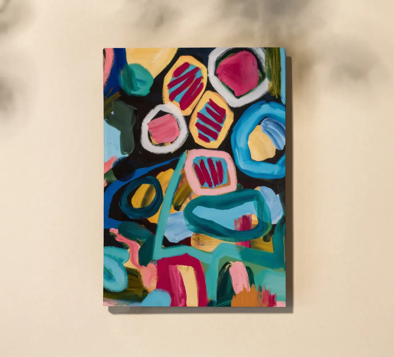 Azure Vortex Swirls notebook by Sublime Layers