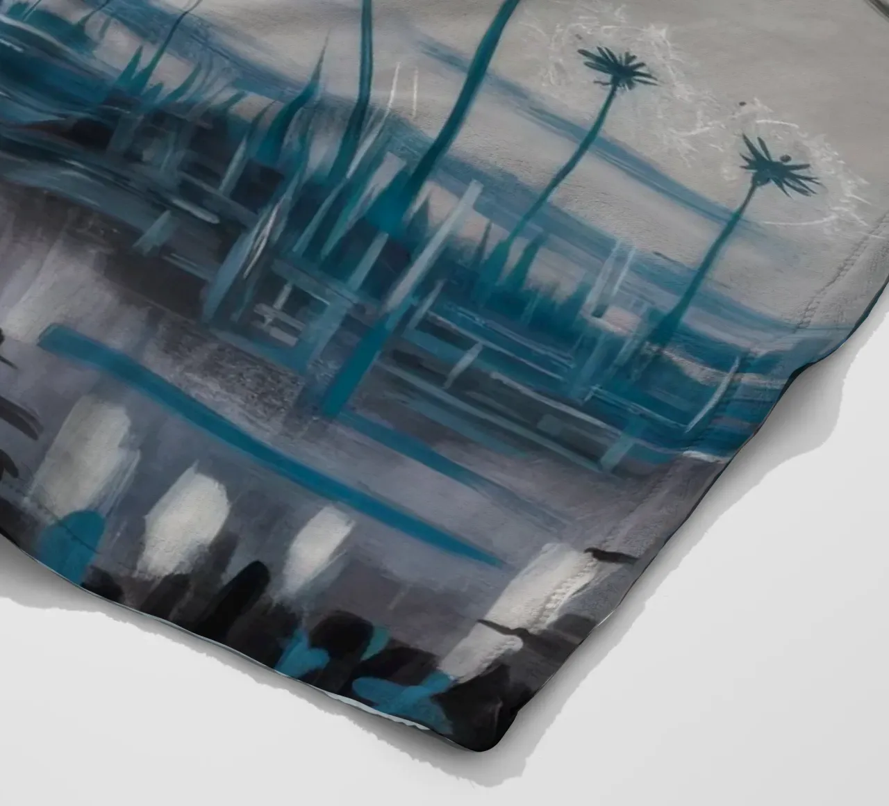 Riflessi di una palude tranquilla coperta in pile da Verve Pigments