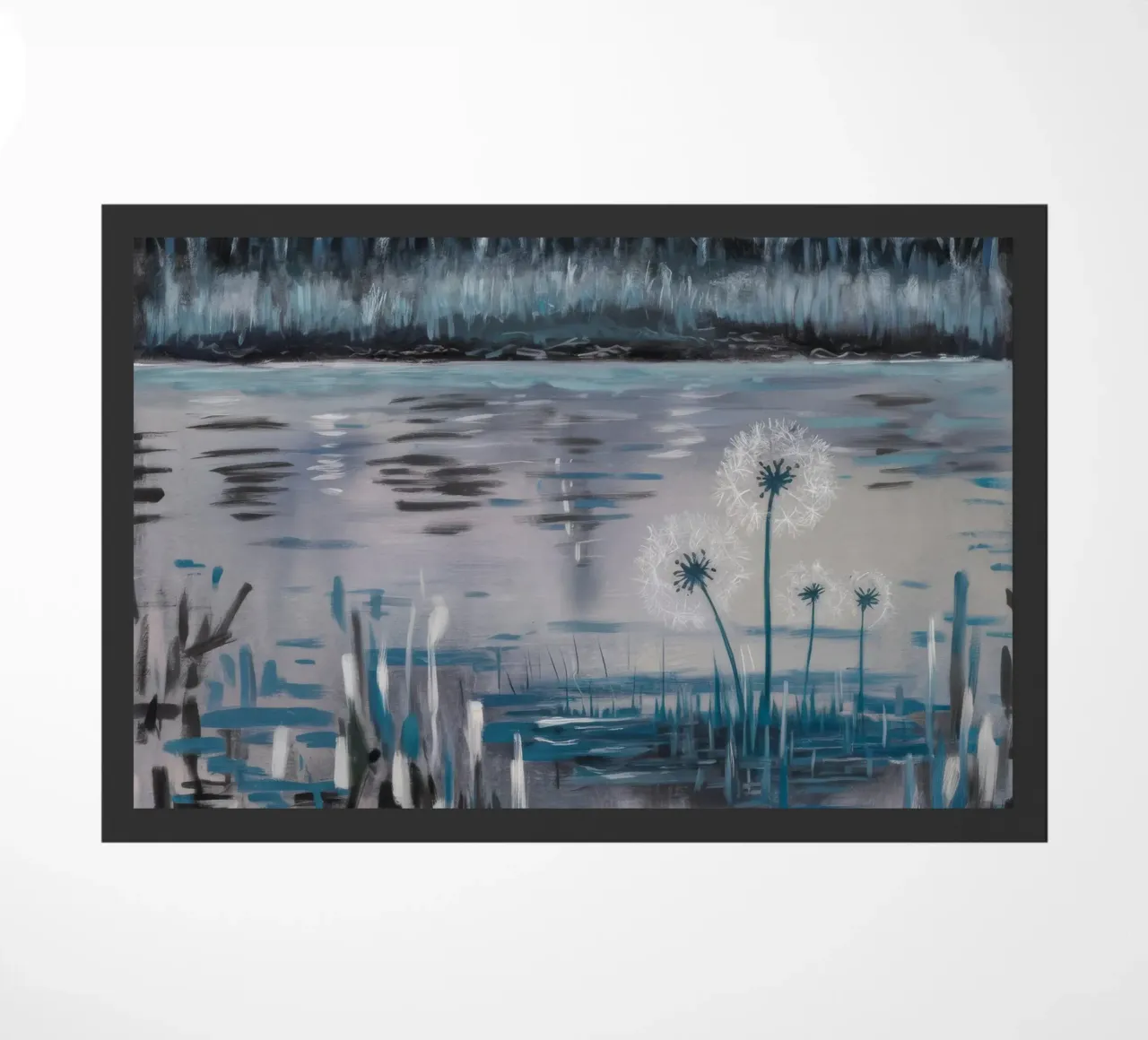 Riflessi di una palude tranquilla zerbino da Verve Pigments