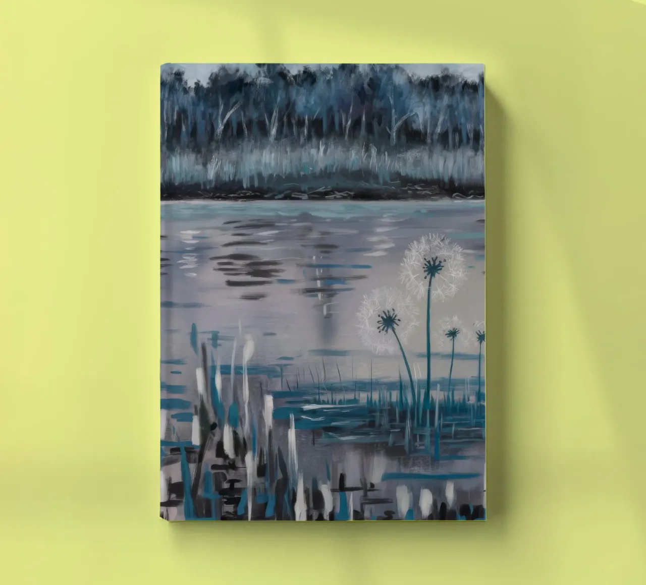 Tranquil Marshland Reflections notebook by Verve Pigments