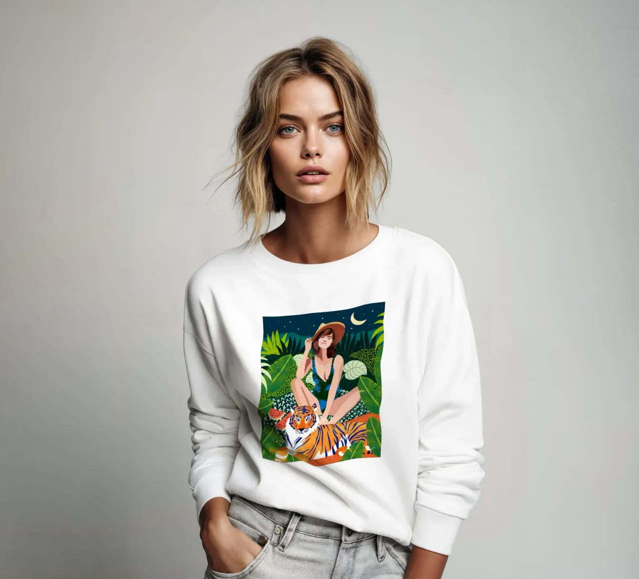 Leven in de jungle sweatshirt van 83oranges