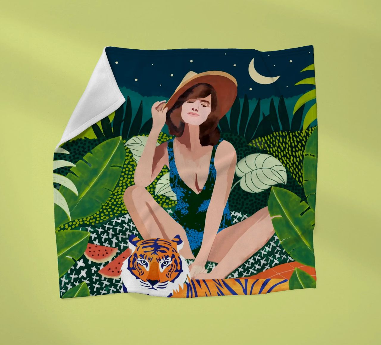 Vivere nella giungla coperta in pile da 83oranges