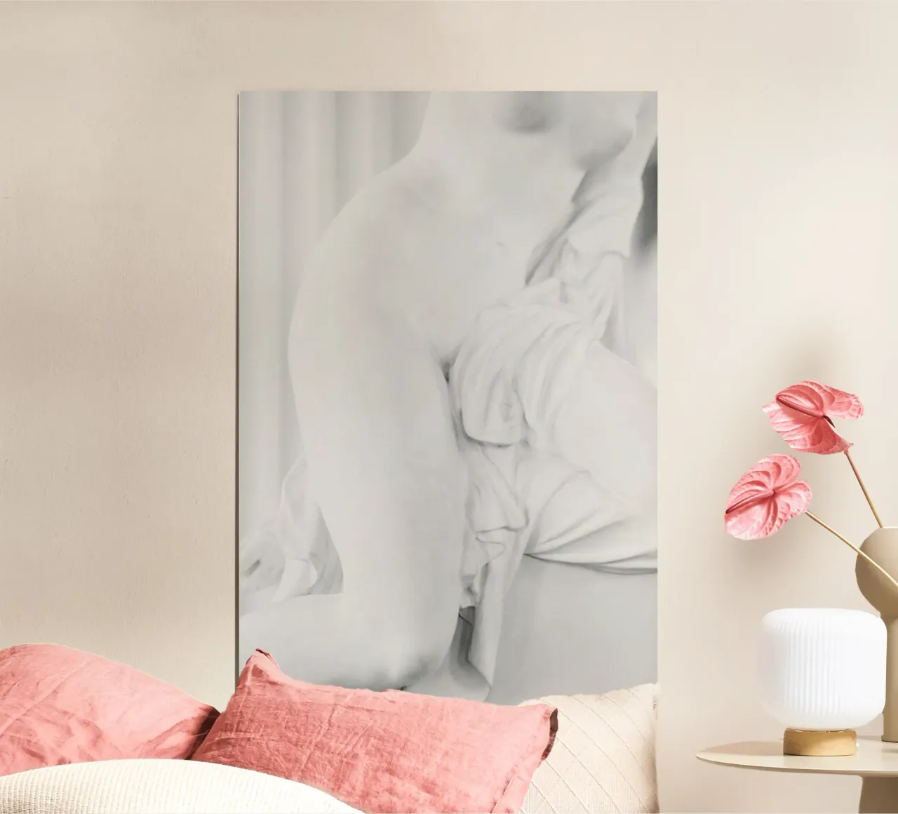 Female Shapes Ii poster con telaio in alluminio da Sebastian Hilgetag