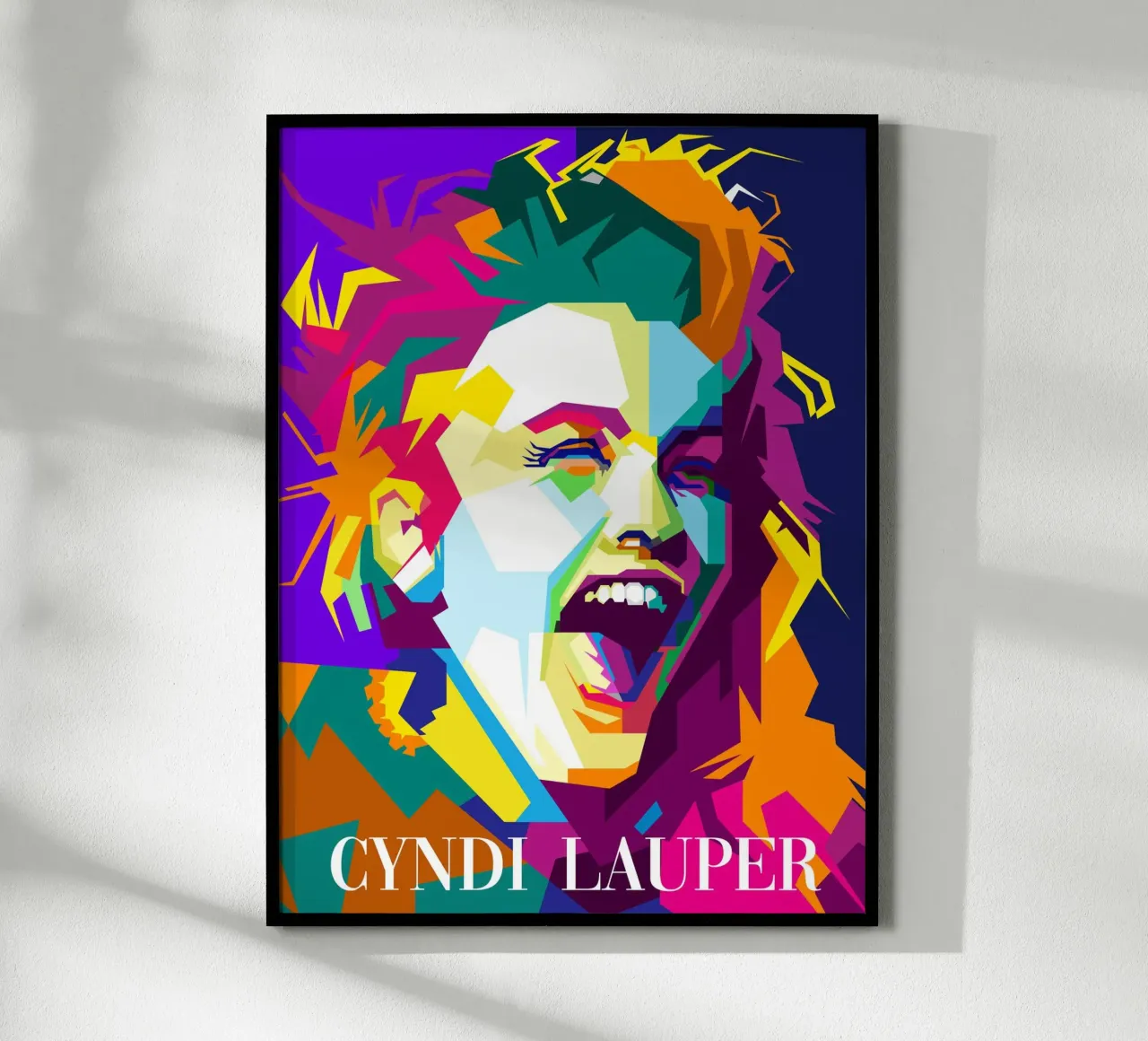 Cindy Lauper 80er Pop-Sängerin WPAP Trending Now Hahnemühle von Artkreator