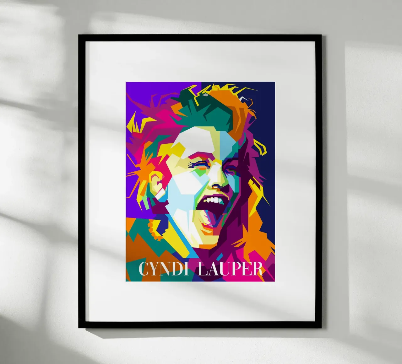 Cindy Lauper 80er Pop-Sängerin WPAP Trending Now Hahnemühle von Artkreator
