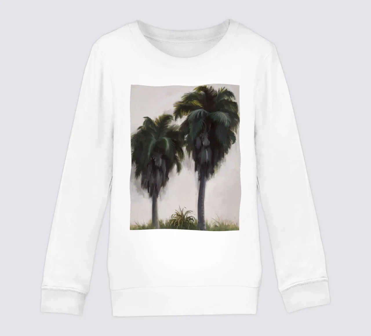 Eternal Palm Elegance felpa bambino da Verve Pigments