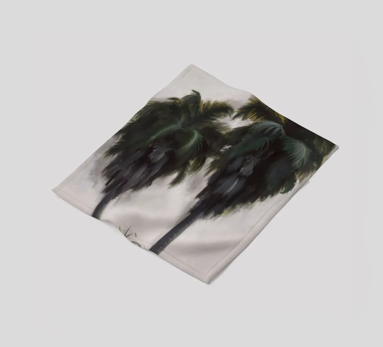 Eternal Palm Elegance coperta in pile da Verve Pigments