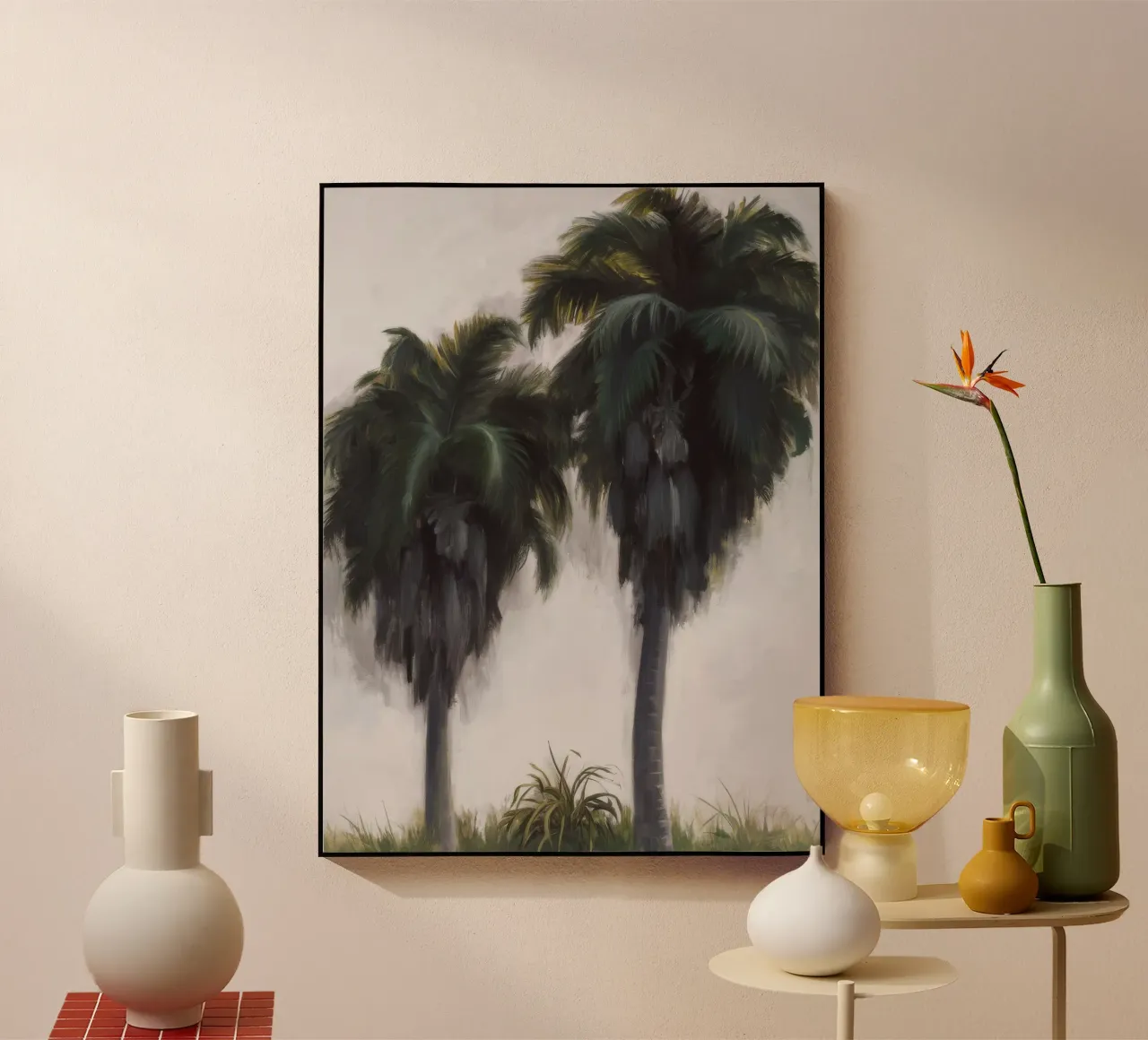 Eternal Palm Elegance plexiglass da Verve Pigments