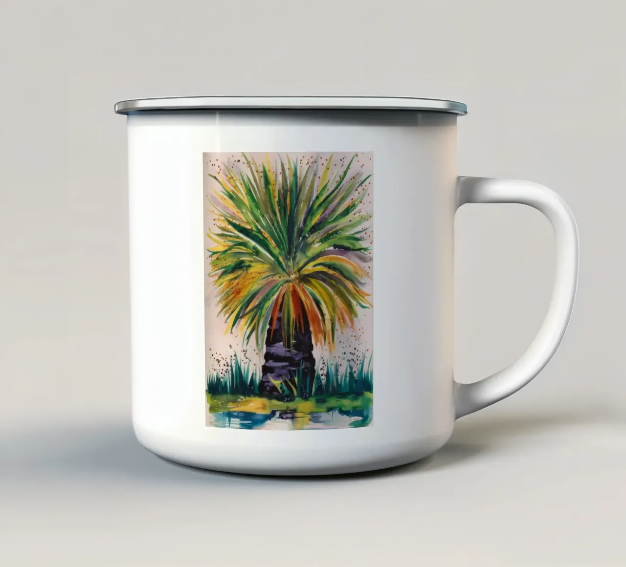 Corona botanica radiosa tazza in smalto da Verve Pigments