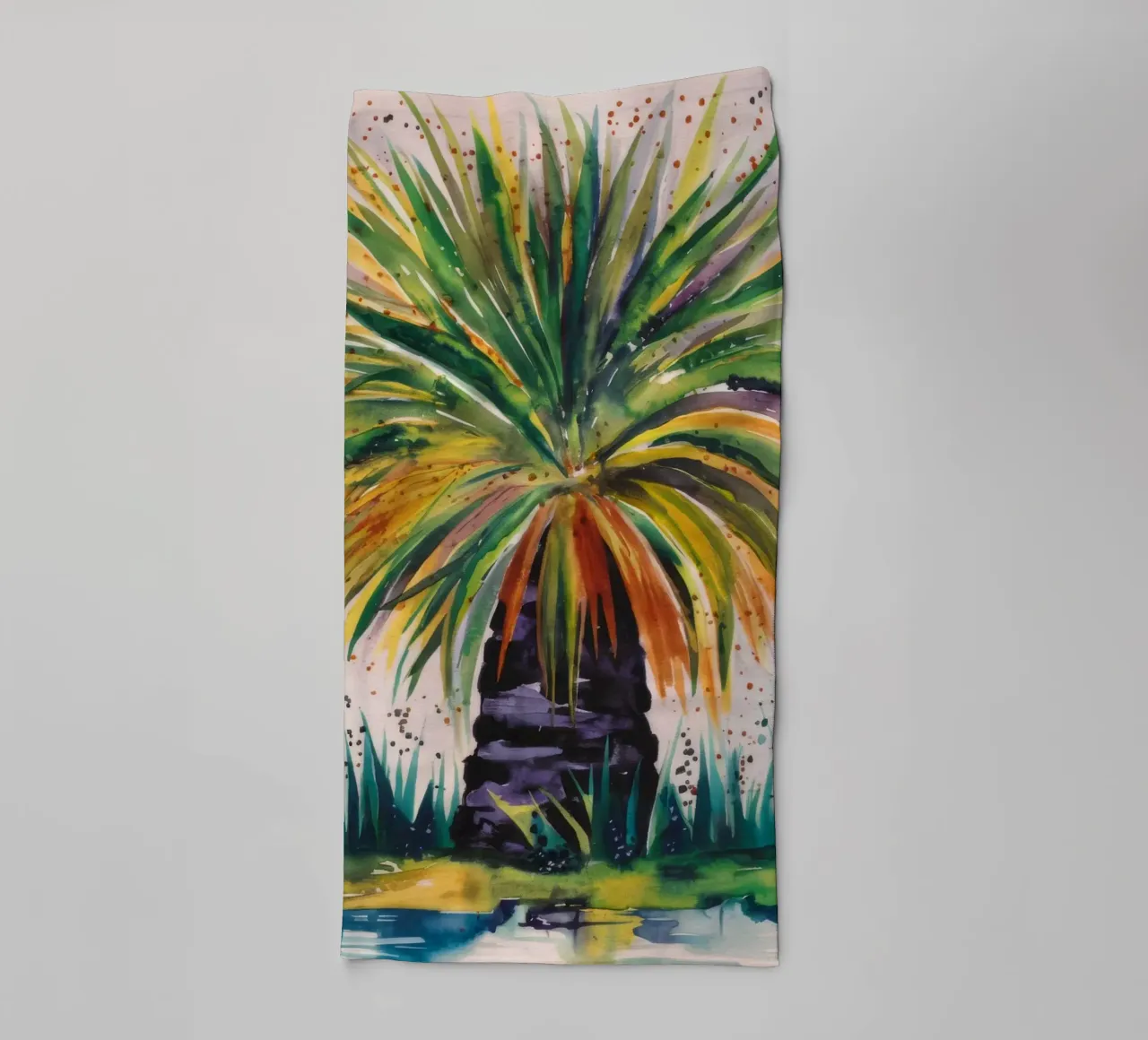 Corona botanica radiosa asciugamano da bagno da Verve Pigments