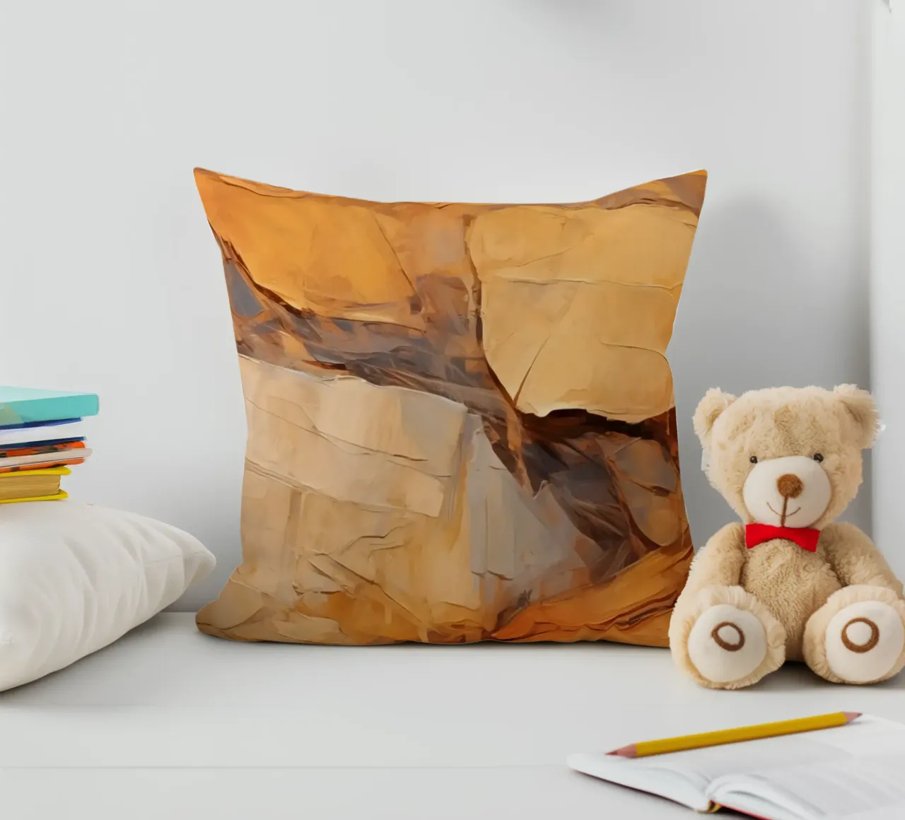 Abstract structure decorative cushion by Imagine