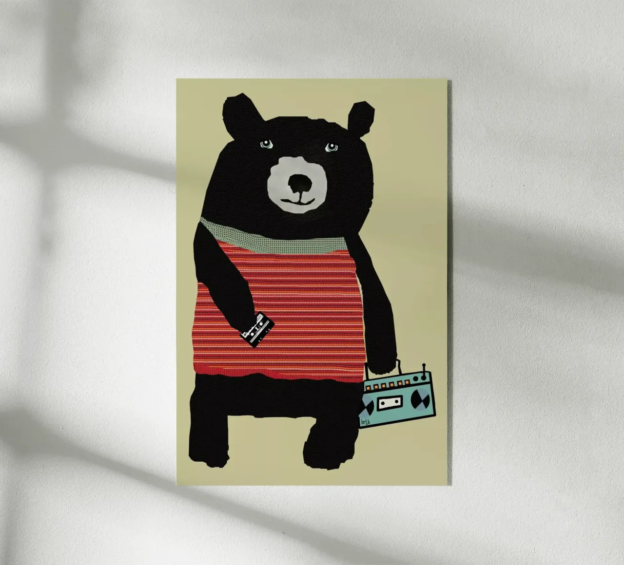 boomer bear plexiglass da Brian Buckley