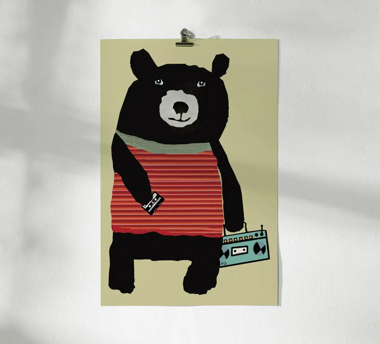 boomer bear poster de Brian Buckley