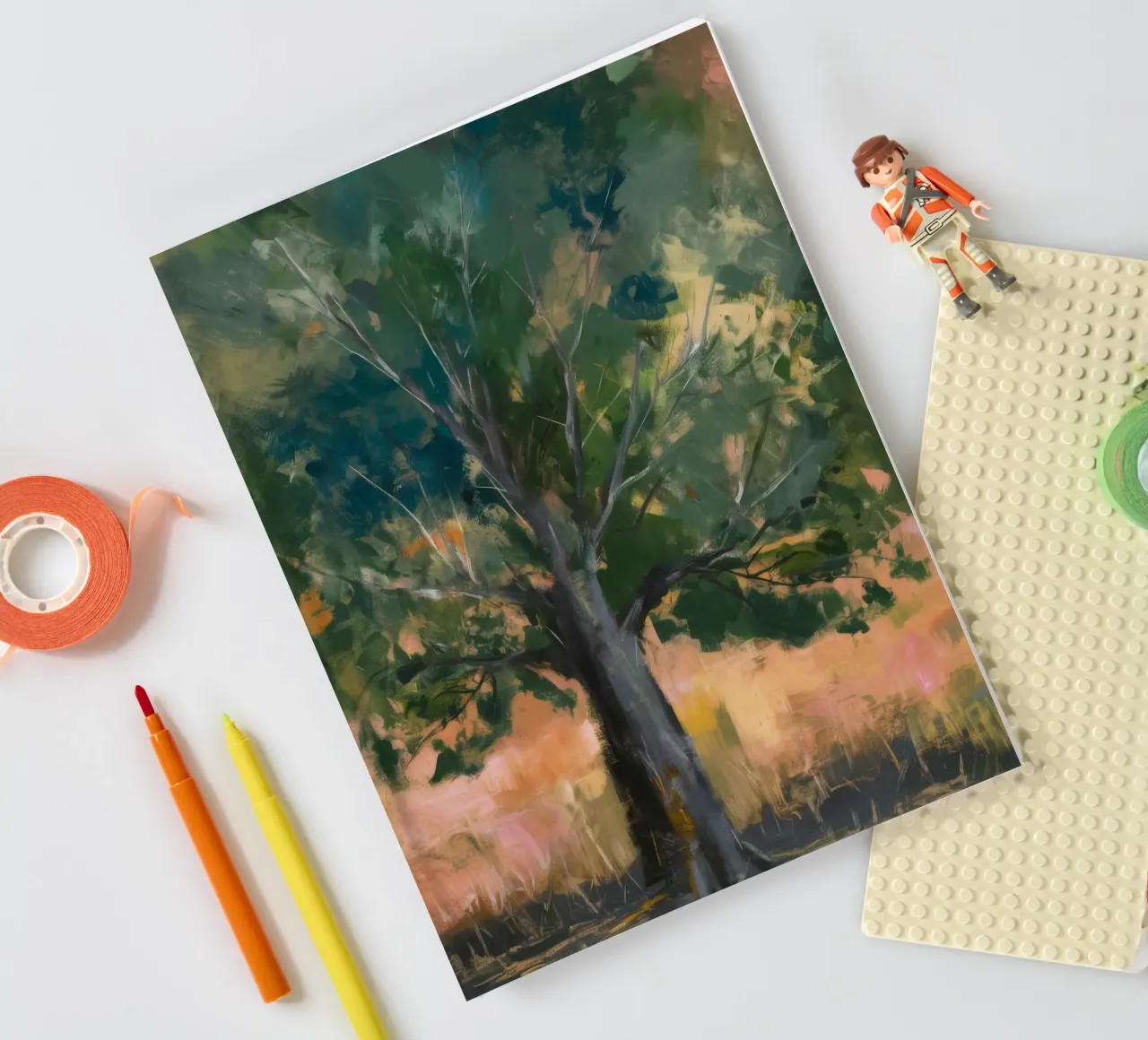 Whispering Forest Sentinel notebook by Verve Pigments