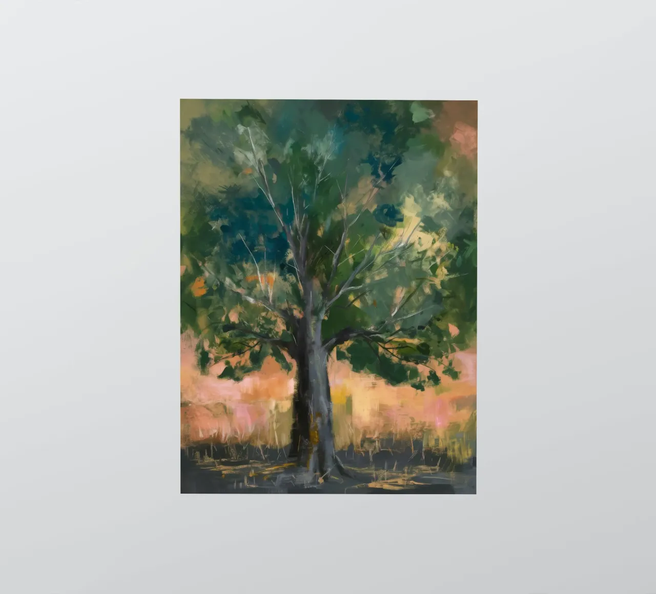 Whispering Forest Sentinel sticker by Verve Pigments