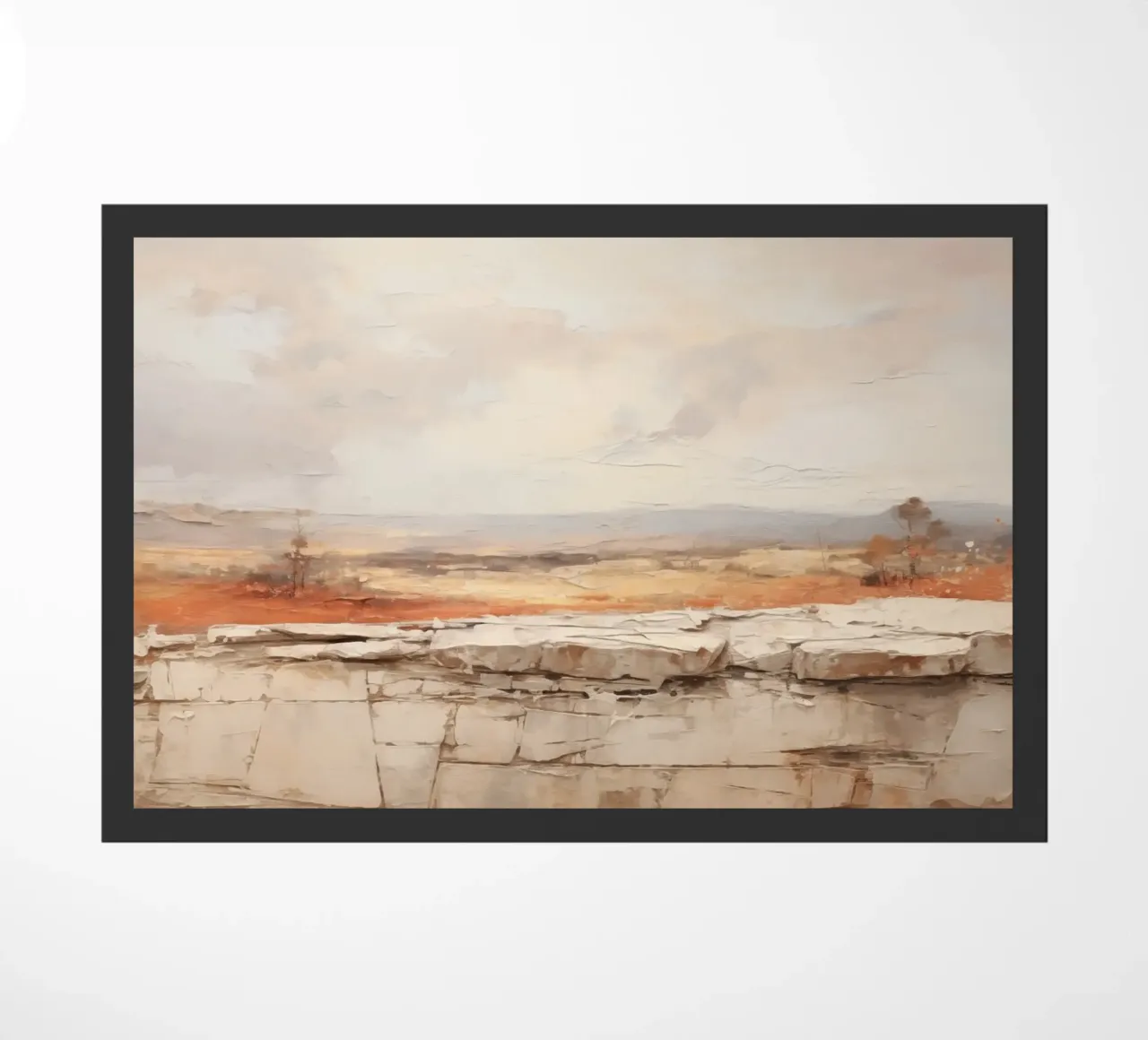 Paesaggio con i colori della sabbia zerbino da Imagine