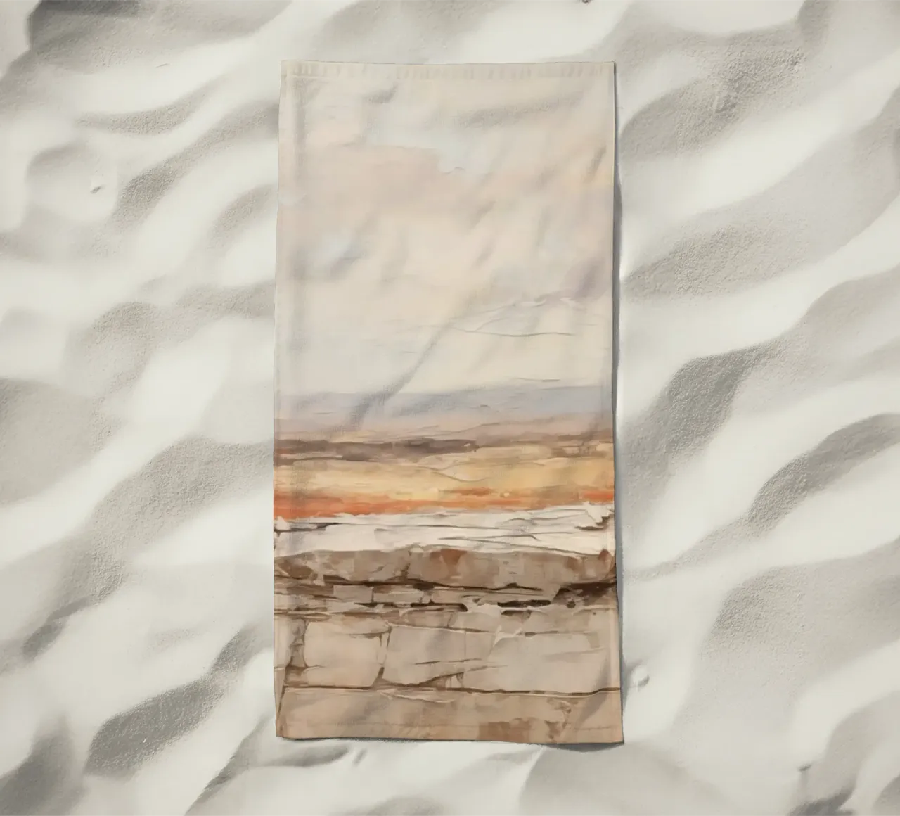 Paesaggio con i colori della sabbia telo mare da Imagine