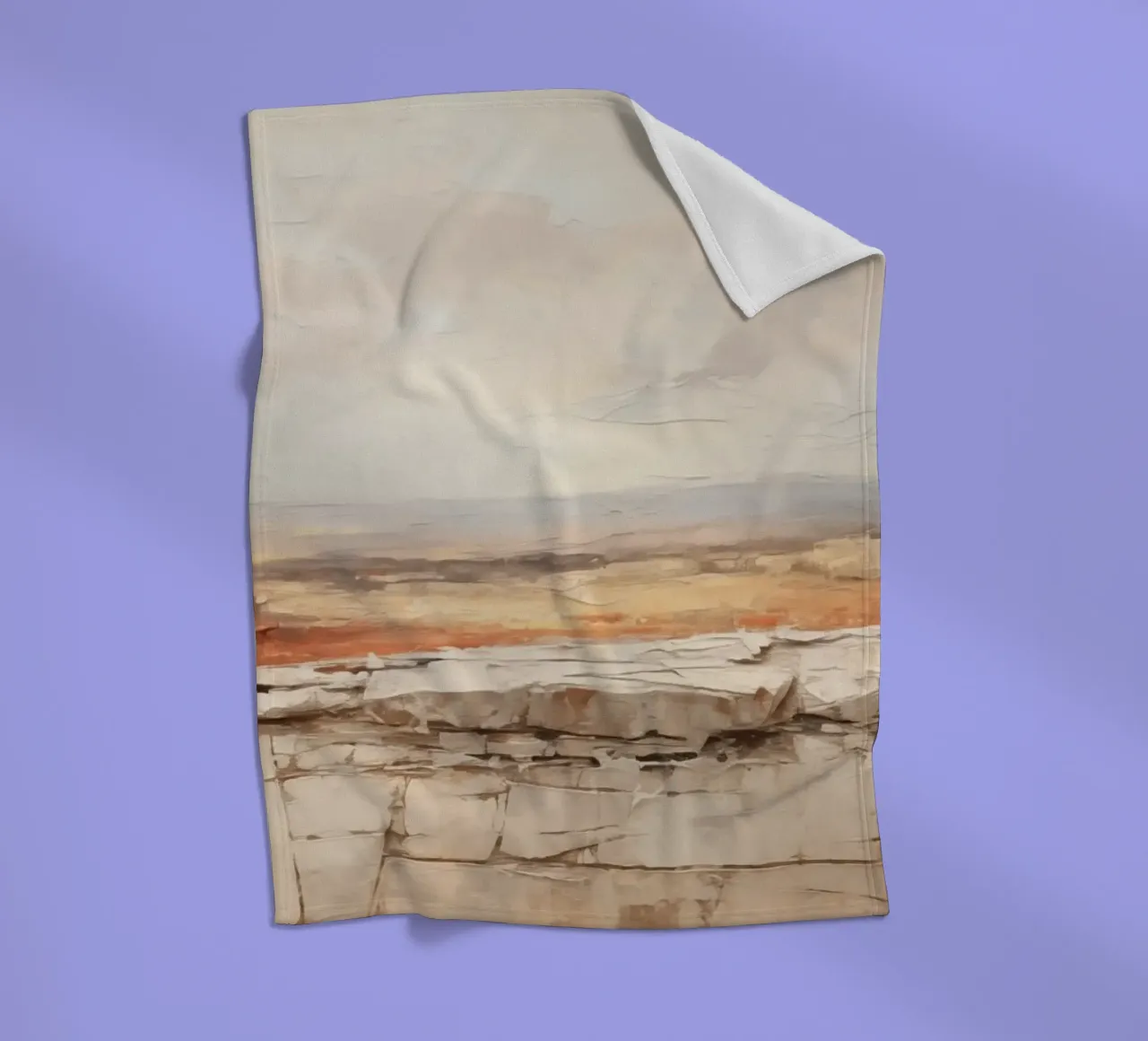 Paesaggio con i colori della sabbia coperta in pile da Imagine