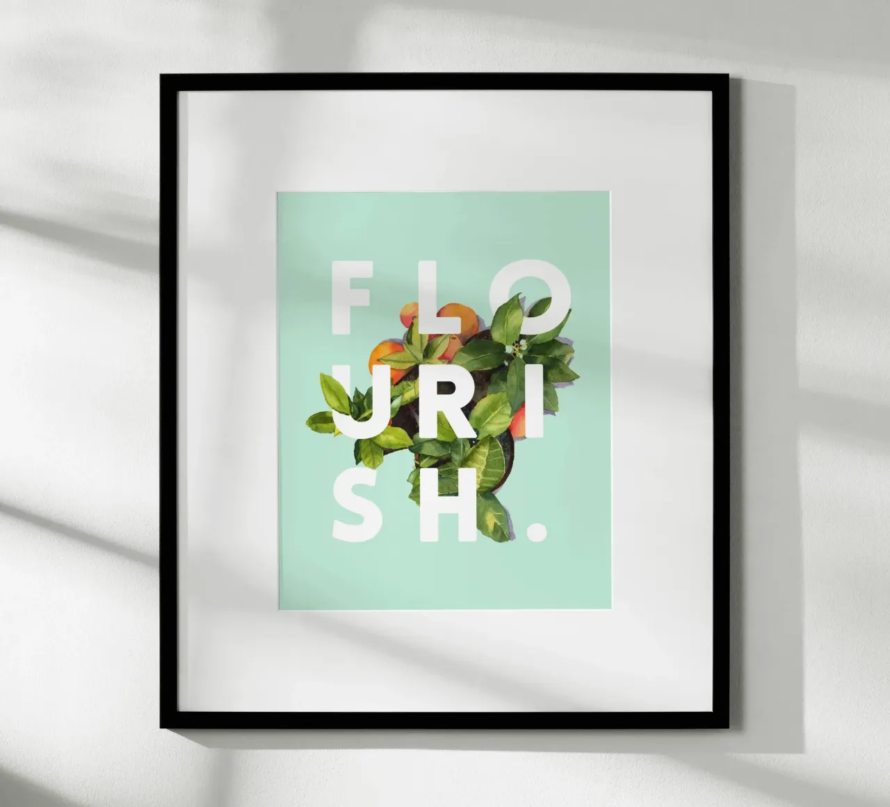 Fioritura poster con telaio in plastica da 83oranges