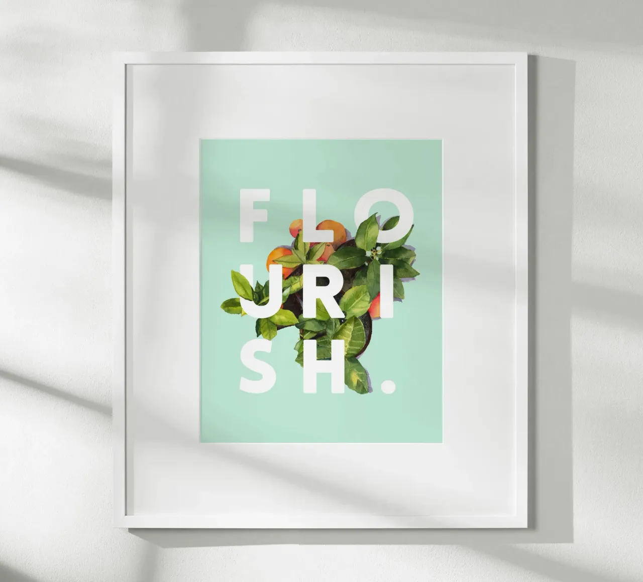 Fioritura poster con telaio in plastica da 83oranges