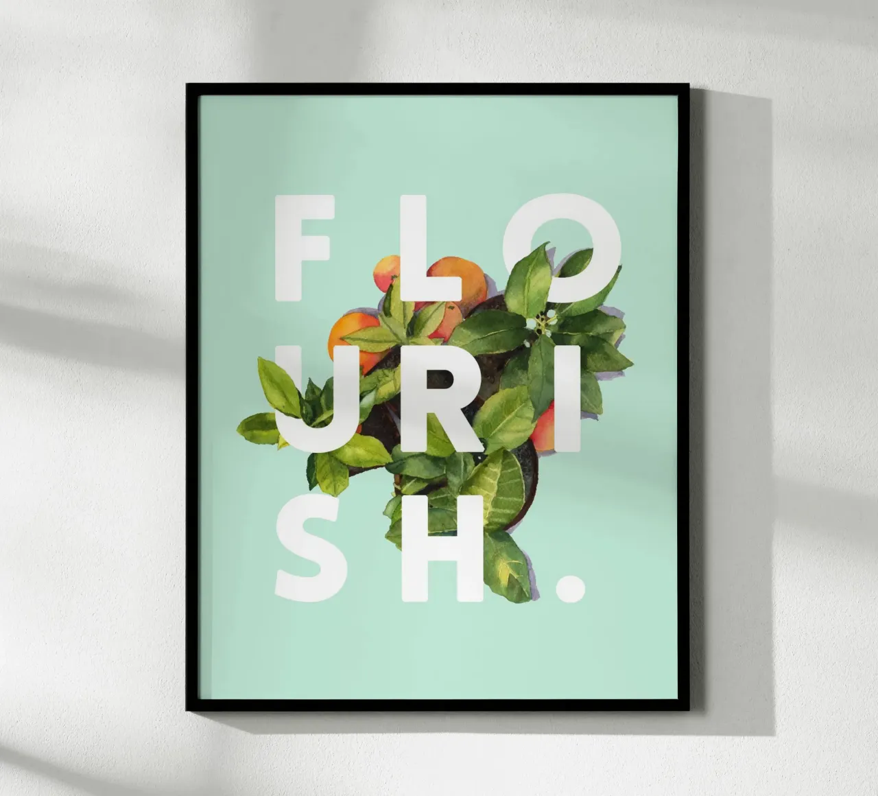 Fioritura poster con telaio in plastica da 83oranges