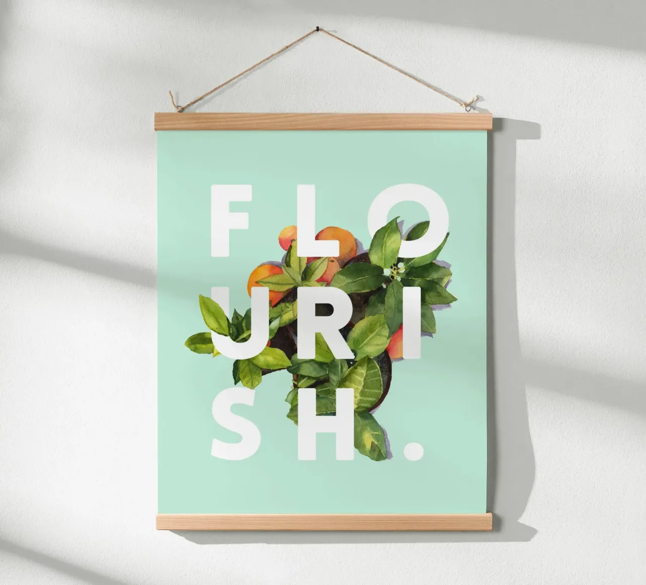 Fioritura poster con telaio in plastica da 83oranges