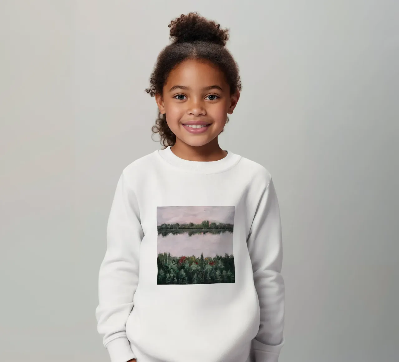 Rêverie de l'horizon en sourdine sweat enfant de Verve Pigments
