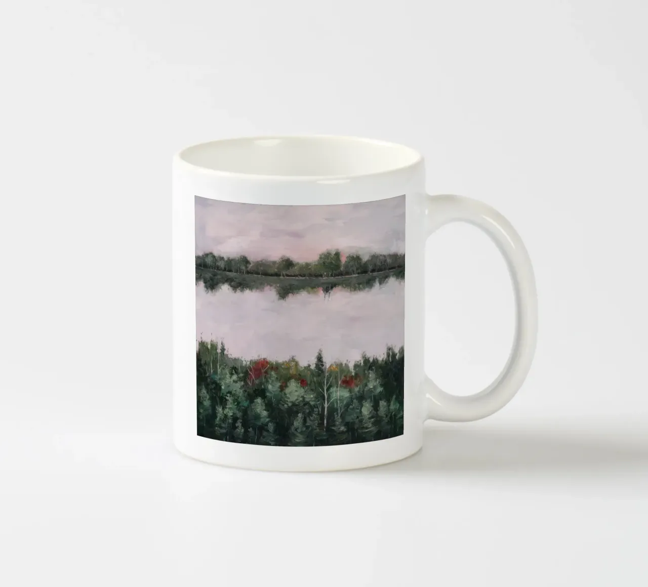 Riverbero dell'orizzonte in sordina tazza in ceramica da Verve Pigments