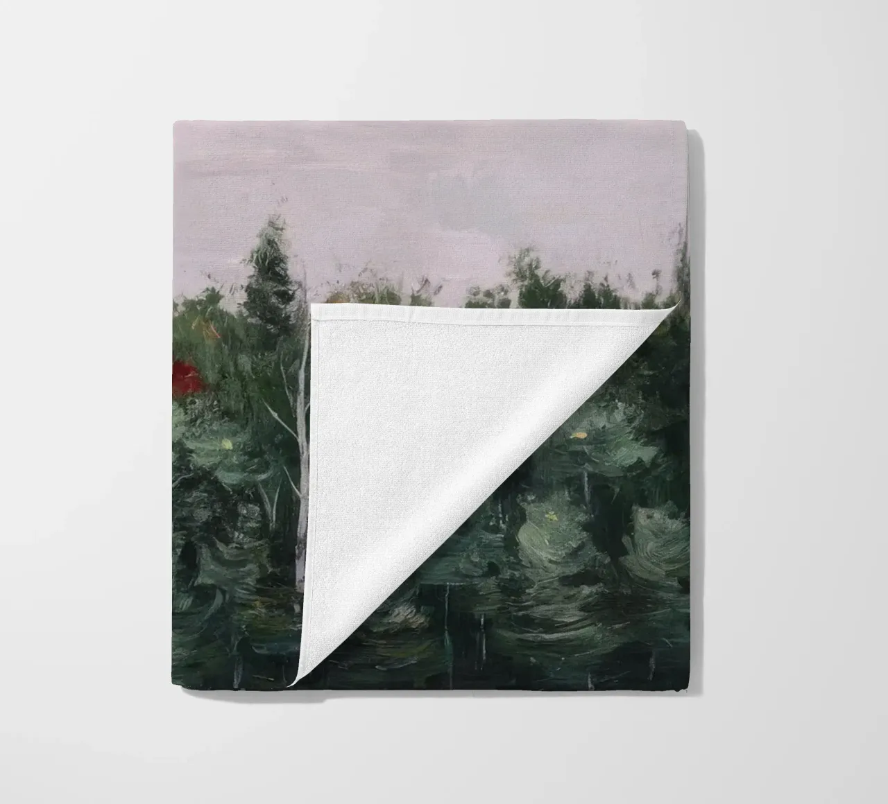 Muted Horizon Reverie beach towel by Verve Pigments