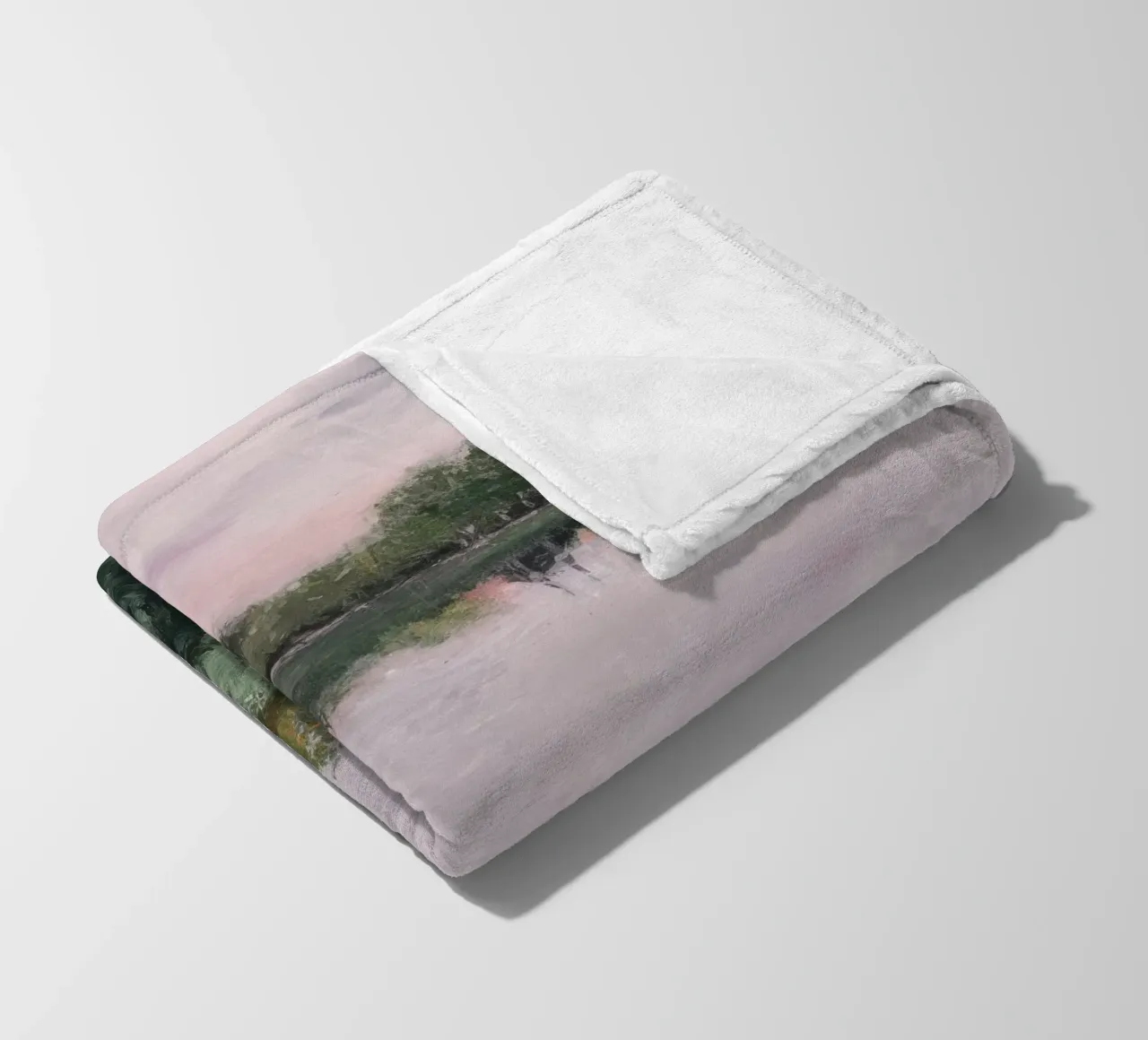 Gedämpfter Horizont Reverie Fleecedecke von Verve Pigments