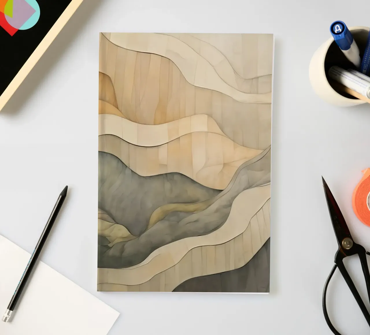Art mural d'Imagine carnet de notes de Imagine
