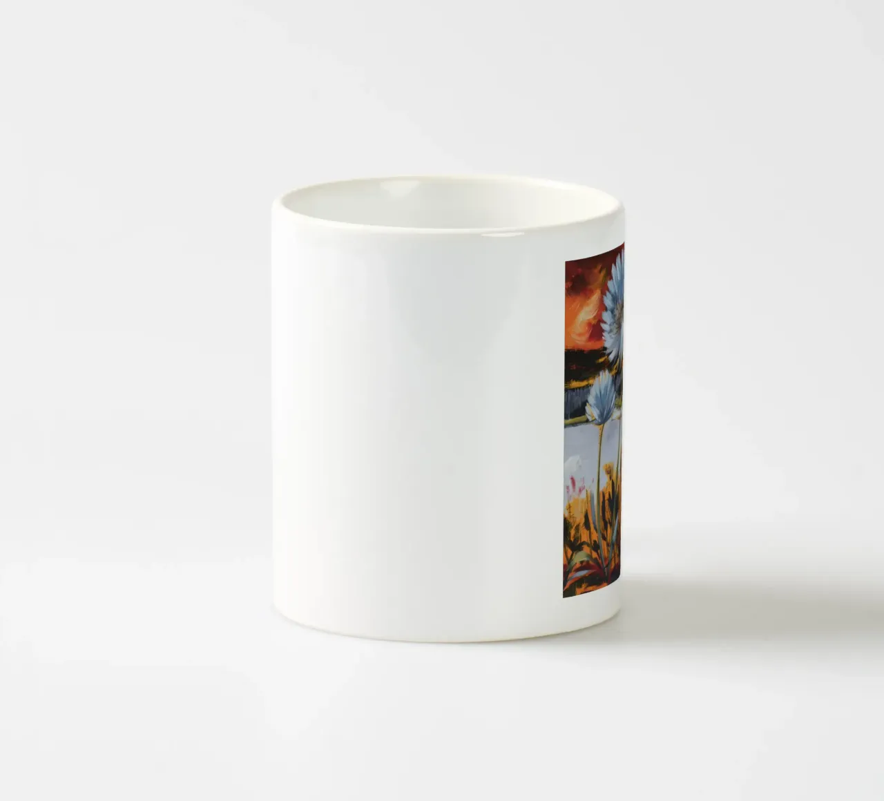 Inferno floreale Blaze tazza in ceramica da Verve Pigments