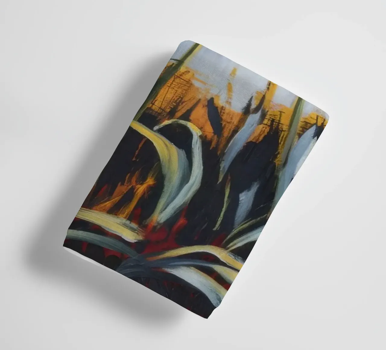 Bloemen Inferno Blaze badhanddoek van Verve Pigments