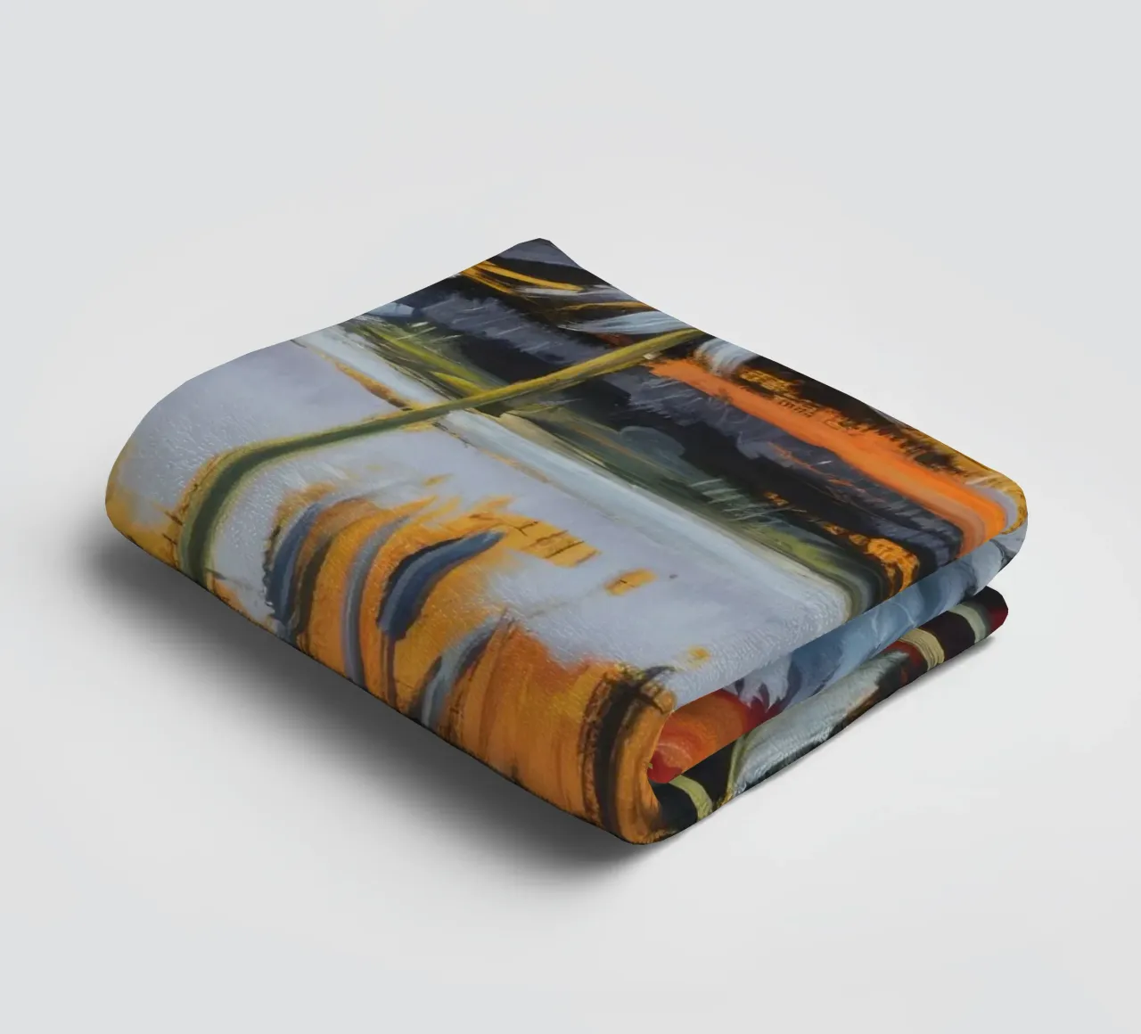 Bloemen Inferno Blaze badhanddoek van Verve Pigments