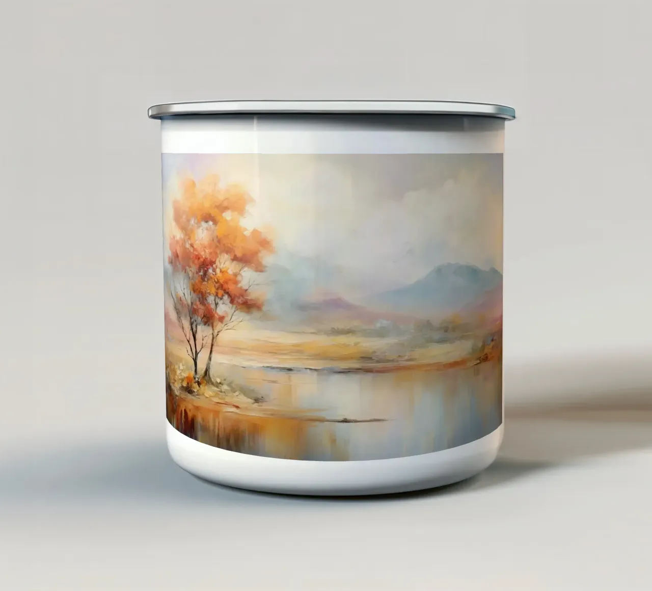 Arte da parete di Imagine tazza in smalto da Imagine