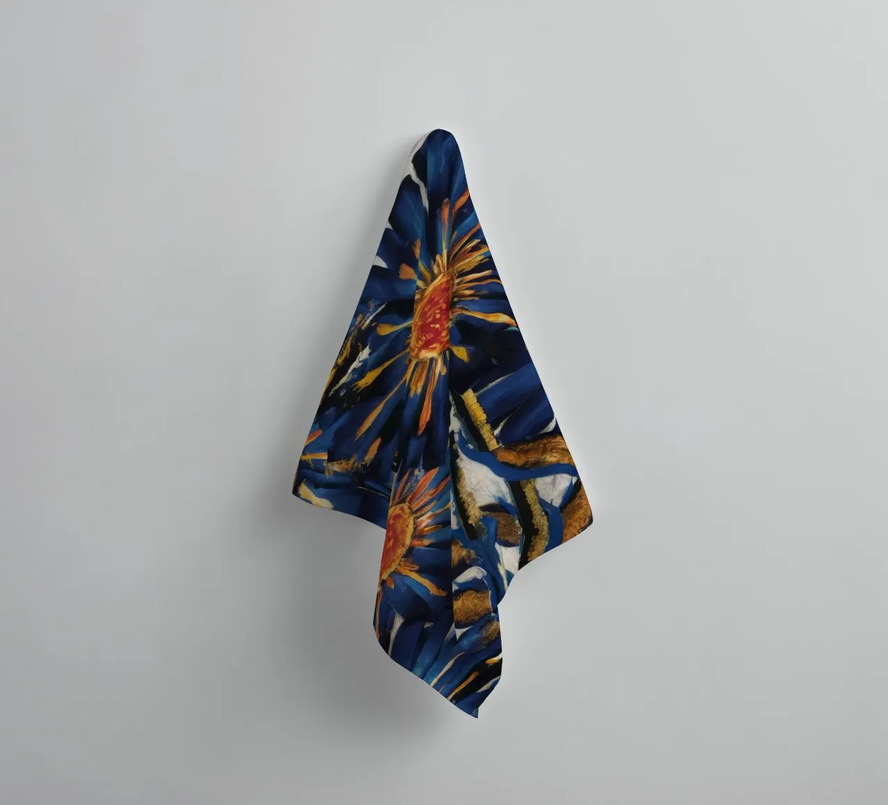 Celestial Petal Cascade towel by Verve Pigments