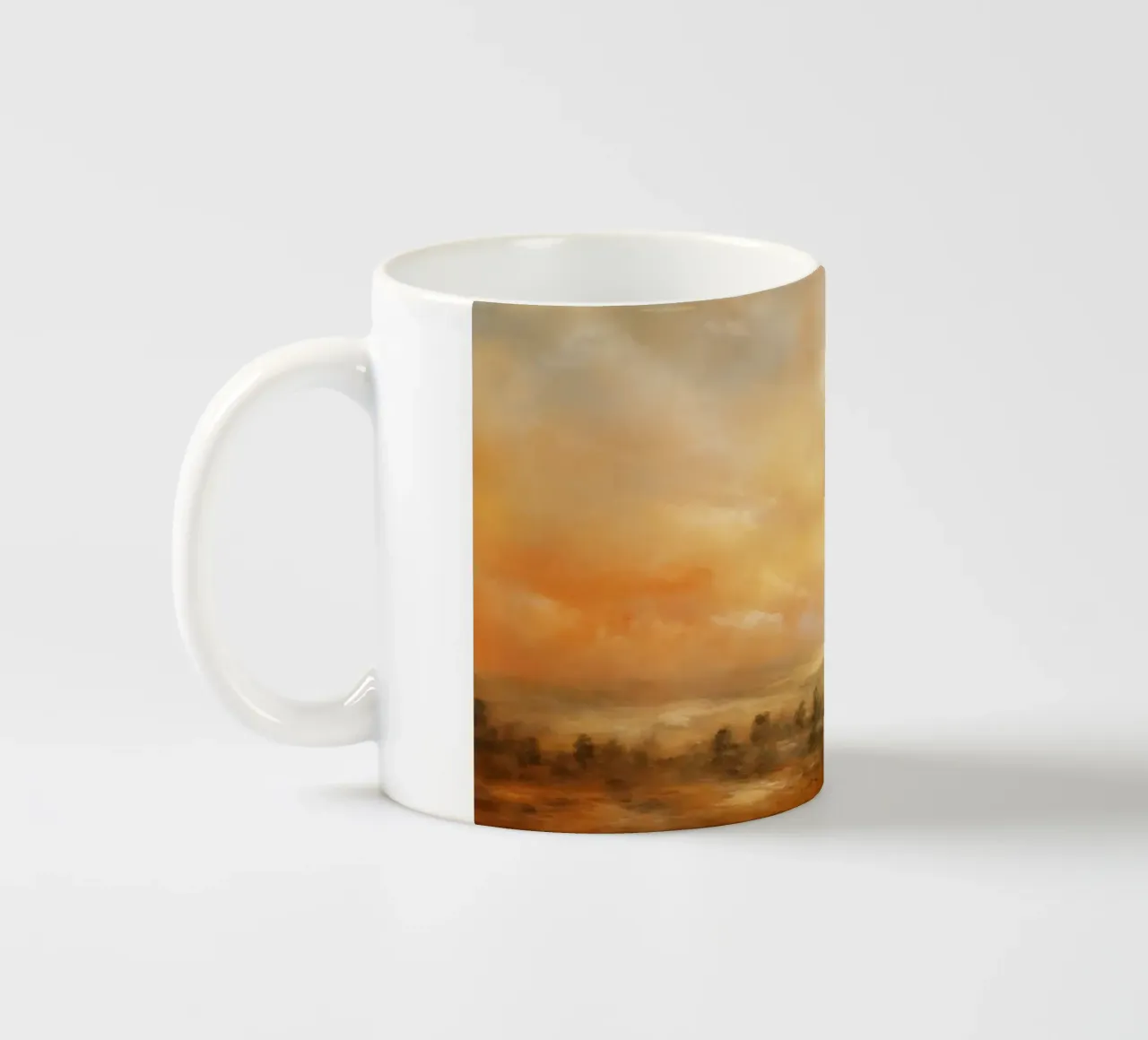 Paesaggio dai colori caldi tazza in ceramica da Imagine