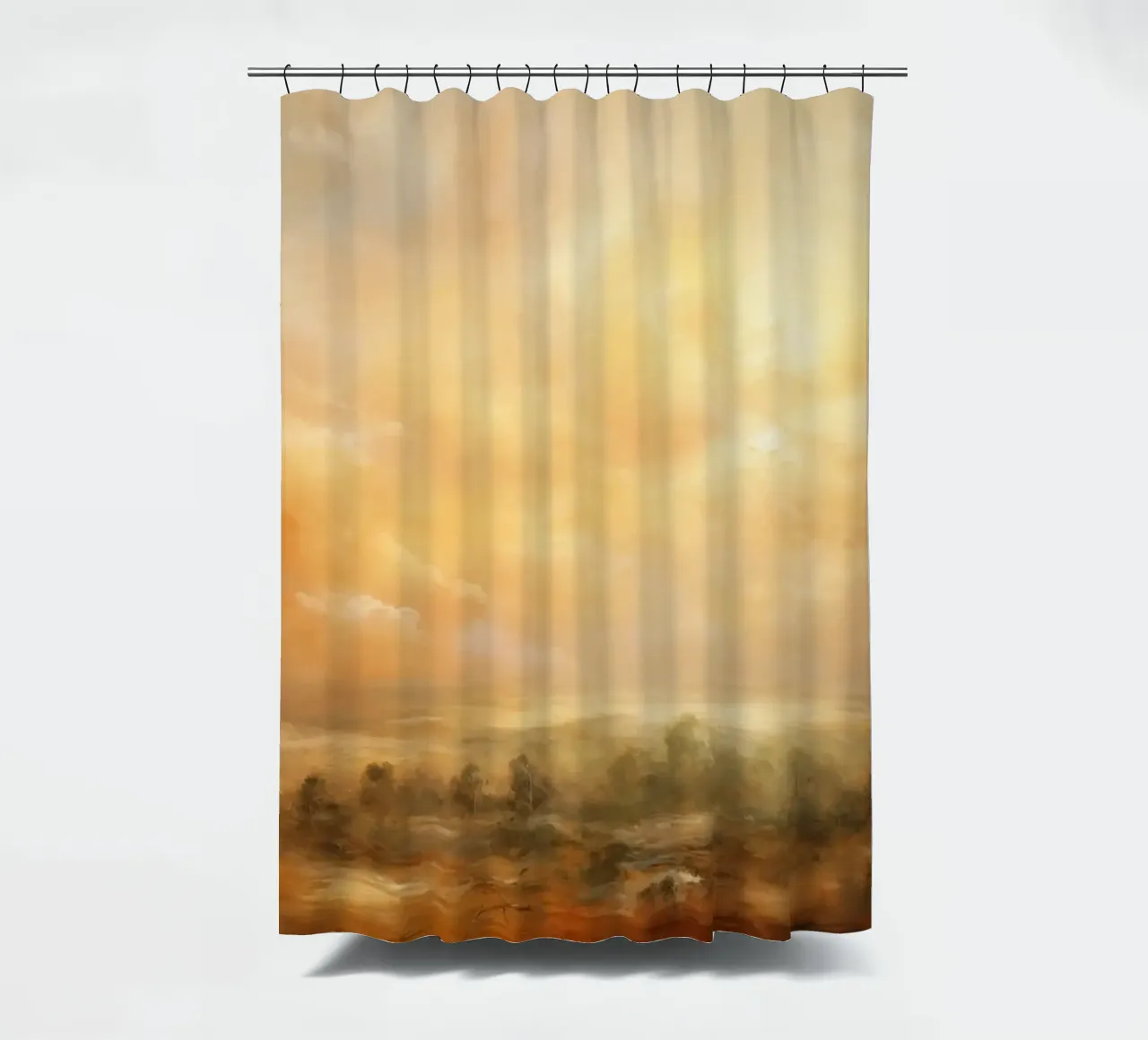 Paesaggio dai colori caldi tenda da doccia da Imagine