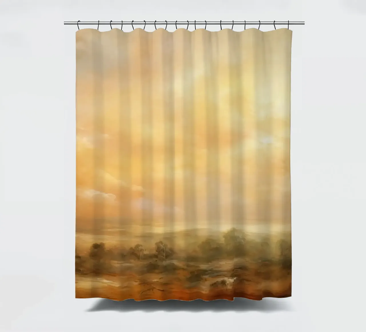 Paesaggio dai colori caldi tenda da doccia da Imagine