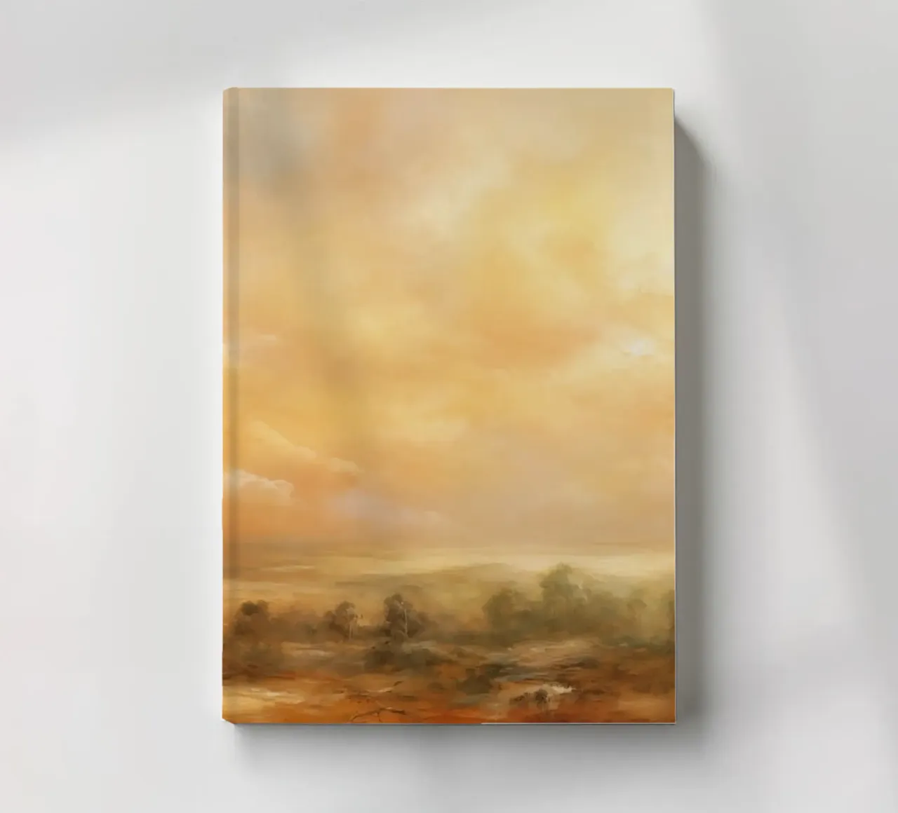 Landscape in warm colours notebook by Imagine