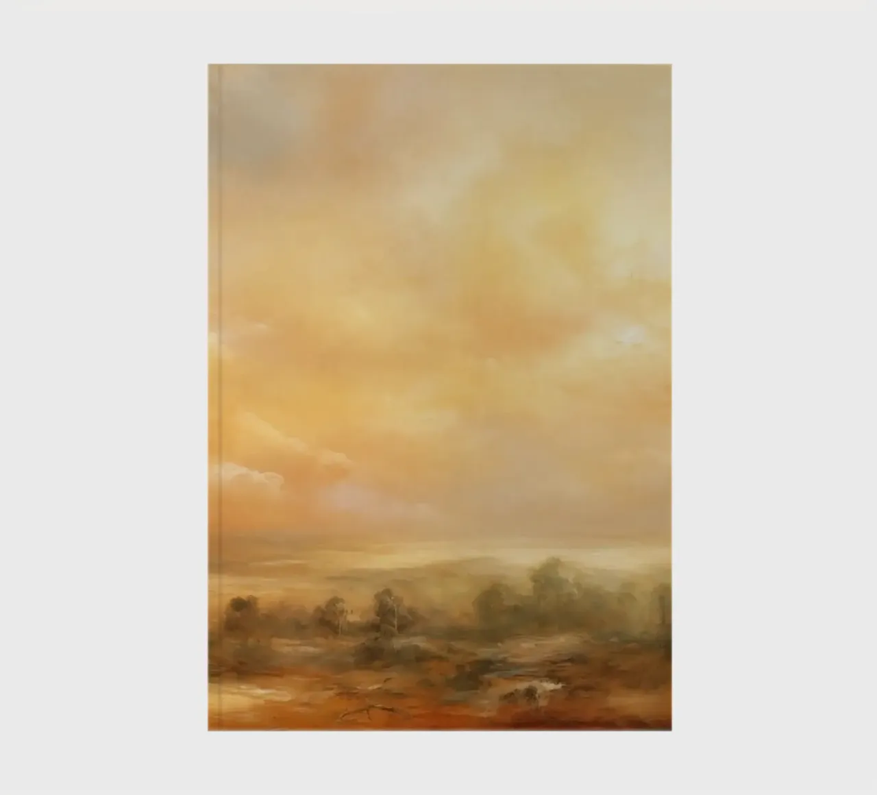Landscape in warm colours notebook by Imagine